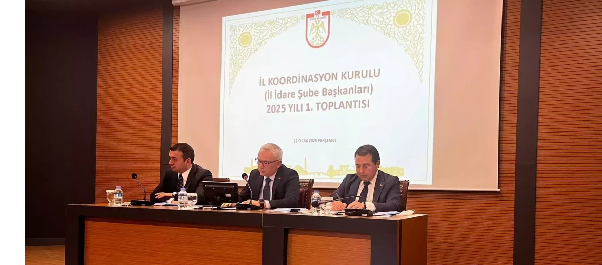 Sivas'ta 2025 Yılı Hedefleri ve Yatırımlar Değerlendirildi!