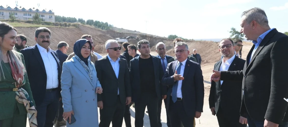 Yeni hastane bağlantı yolunda inceleme