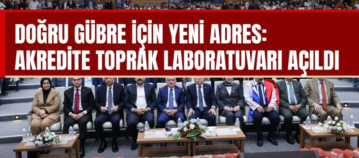 Sivas'ta akredite toprak laboratuvarı açıldı