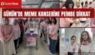 Gürün'de meme kanserine pembe dikkat