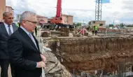 Sivas'ta emniyet ek binası yükseliyor