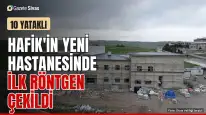 Hafik'in yeni hastanesinde ilk test röntgeni çekildi