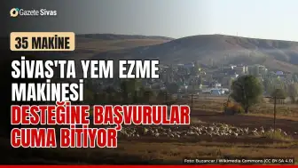 Yem ezme makinesi desteğinde son günler