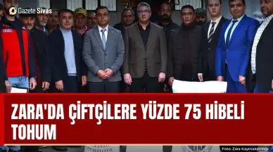 Zara'da çiftçilere yüzde 75 hibeli yem tohumu