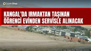 Irmaktan taşınan öğrenci artık evinden servisle alınacak