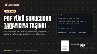 PDF yükü sunucudan tarayıcıya taşındı