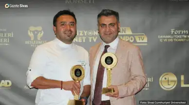 SCÜ'lü akademisyene gastronomi ödülü