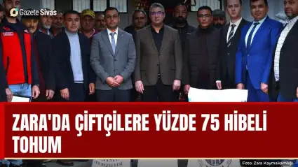 Zara'da çiftçilere yüzde 75 hibeli yem tohumu
