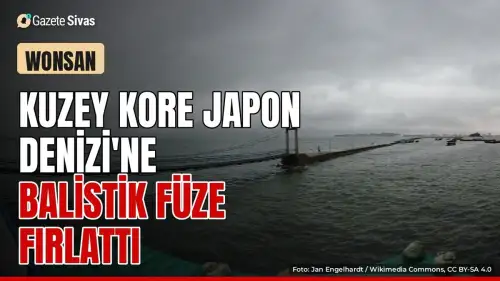 Kuzey Kore'den Japon Denizi'ne balistik füze salvosu