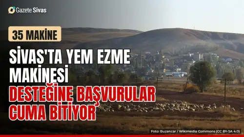Yem ezme makinesi desteğinde son günler