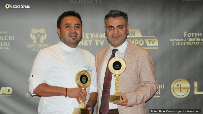 SCÜ'lü akademisyene gastronomi ödülü