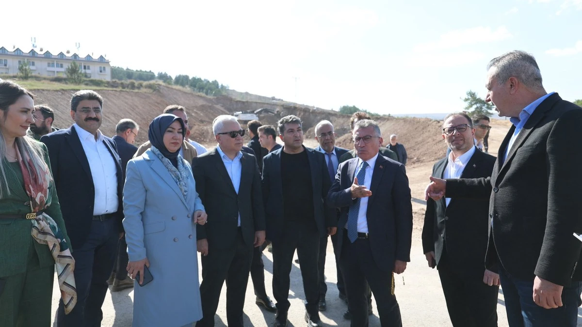 Yeni hastane bağlantı yolunda inceleme