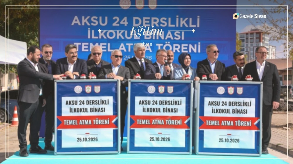 Aksu'ya 24 derslikli ilkokul