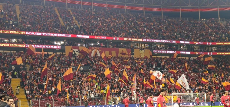 Galatasaray-Fenerbahçe derbisi öncesi RAMS Park tribünleri